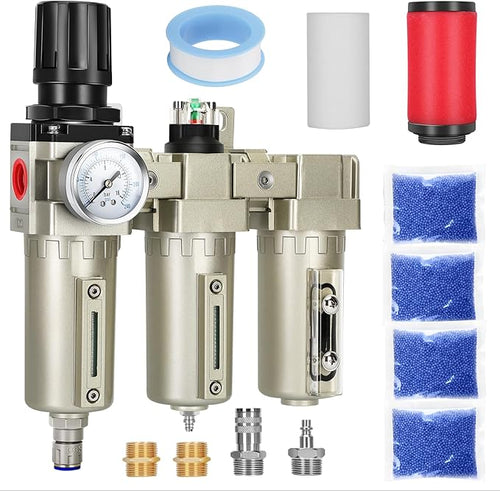 3/4" NPT Industrial Air Dryer for Compressor, 3 Stage Air Compressor Water by Unknown