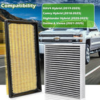 Engine & Cabin Air Filter Kit for Toyota RAV4 Hybrid, Camry Hybrid, Highlander - Image 2