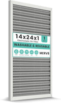 14x24x1 HVAC Furnace Air Filter, Washable Electrostatic Furnace Filter by KEYINGXUAN