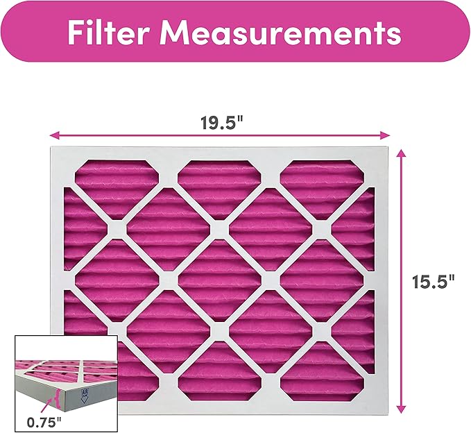 Colorfil 16x20x1 Air Filter | Made in the USA | Color Changing | Remove Cat and - Image 3
