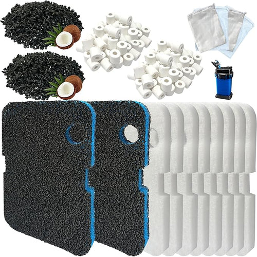 18 Pack Filter Media Compatible by BEAUFAN