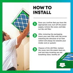 Filterbuy 15.5x23.5x1 Air Filter MERV 13 Optimal Smoke & Allergy Defense - Image 5