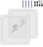 140mm Fan Filter PC Dust Filter Computer Fan Grills Dust Mesh Magnetic Frame PC by YIMATEECO