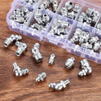 60 Pcs Metric Grease Fittings Kit, Hydraulic Grease Zerk Assortment Kit - Image 3