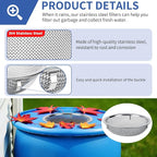 6" Rain Barrel Screen Filter for Rain Barrels, Premium 304 Stainless Steel - Image 2