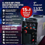 LTP8500 | 85A HF Pilot Arc Plasma Cutter, Drag-Cut Enabled, 220V Single-Phase - Image 4