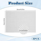 6 Pcs Stainless Steel Wire Mesh Sheet 20 Mesh Air Vent Fine Meshs 1mm Hole - Image 2
