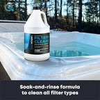 AquaDoc Spa & Hot Tub Filter Cleaner Soak - 64oz - Pool Filter Cleaner & - Image 3