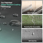 Premium Window Screen Replacement DIY KIT 39" 51" Blocks Rain, Pet Scratch - Image 4