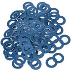 Mudder 200 Pieces Aluminum Engine Transmission Fluid Oil Crush Washers Drain - Image 7