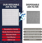 20x20x4 Washable Electrostatic Air Filter, MERV 8 Aluminum AC/HVAC Furnace - Image 4