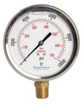 4" Oil Filled Pressure Gauge by DirectMaterial