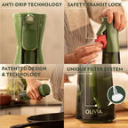 FLAIROSOL OLIVIA Oil Sprayer for Cooking, 200ml Glass Olive Oil Sprayer - Image 4