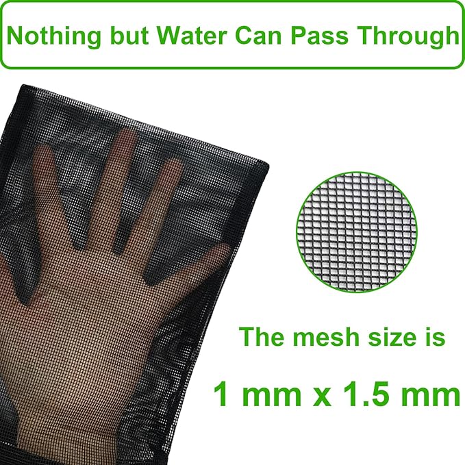 10 Pcs 5.9" x 7.8" Aquarium Filter Media Bags Large, Fish Tank Media Mesh - Image 4