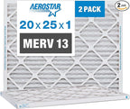 20x25x1 AC and Furnace Air Filter by Aerostar by AirFiltersDelivered