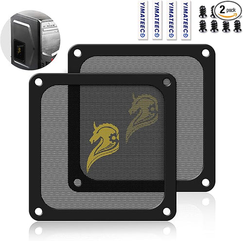 120mm Fan Filter PC Dust Filter Computer Fan Grills Dust Mesh Magnetic Frame PC by YIMATEECO