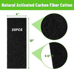 4"x10" Activated Carbon Air Vent Filters - Image 3