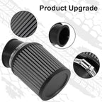 High Performance Upgraded 62mm Air Filter Adapter Intake and Spark Plug Kit - Image 3