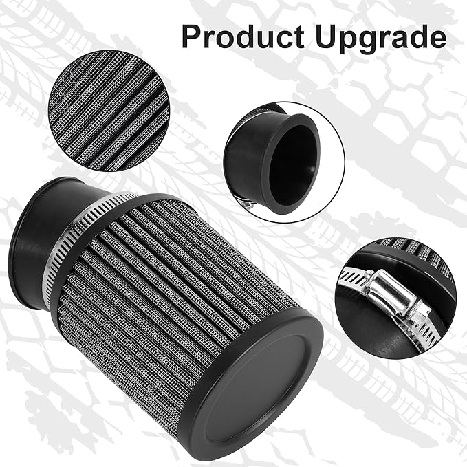 High Performance Upgraded 62mm Air Filter Adapter Intake and Spark Plug Kit - Image 3