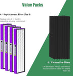 4 Packs FLT4850PT FLT4825 HEPA Filter b Replacement Pet Compatible - Image 4