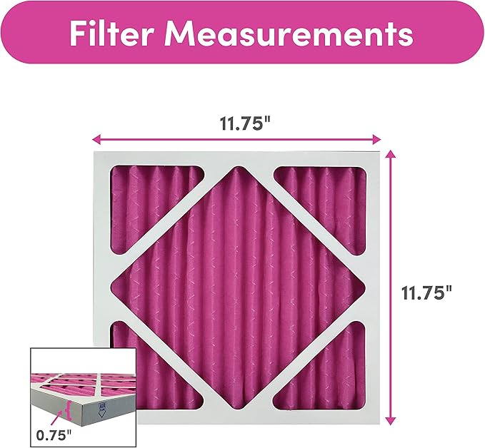 Colorfil 12x12x1 Air Filter | Made in the USA | Color Changing | Remove Cat and - Image 3