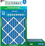 Filterbuy 14x24x2 Air Filter MERV 13 Optimal Smoke & Allergy Defense, by Filterbuy