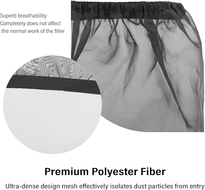Cold Air Intake Filter Cover, Thickened Dustproof Air Filter Cover Provides - Image 3