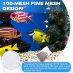 Shappy 15 Pcs 3 Sizes Aquarium Filter Mesh Bags 150 Micrometer Fine Filter Fish - Image 4