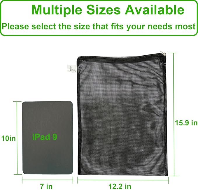 10 Pcs 12.2" x 15.9" Filter Media Bags, Extra Large Fish Tank Media Mesh - Image 7