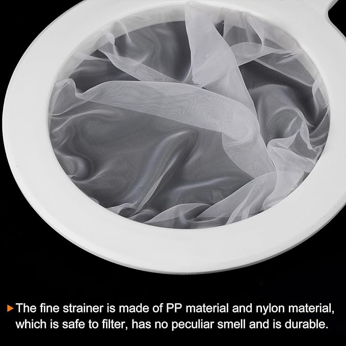 PATIKIL 9"x6" Food Filter Strainer, 100 Mesh, Polypropylene - Image 4