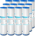 Membrane Solutions 20 Micron Pleated Polyester Sediment Water Filter 10"x2.5" by MembraneSolutions