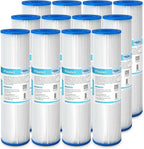 Membrane Solutions 20 Micron Pleated Polyester Sediment Water Filter 10"x2.5" by MembraneSolutions