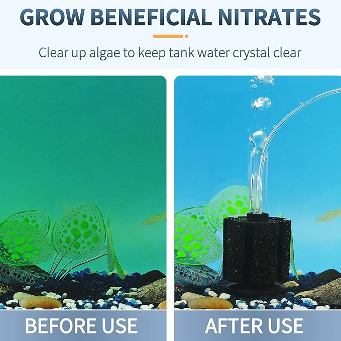 Pawfly 4 Pack Aquarium Nano Bio Sponge Filter Quiet Betta Fry Shrimp and Small - Image 8