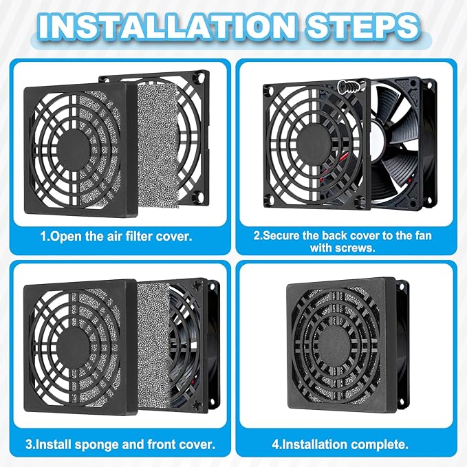 PATIKIL 150mm Fan Filter Grill - Image 5