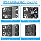 PATIKIL 120mm Fan Filter Grill - Image 5