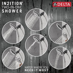 Delta Faucet 4-Setting In2ition 2-in-1 Dual Shower Head - Image 5