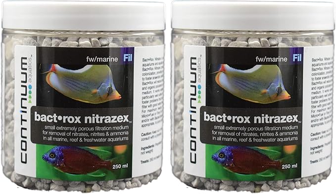 Continuum Aquatics Bact Rox Nitrazex – Small Porous Filtration Media to Remove by Continuum+Aquatics