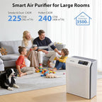 Air Purifier for Home Large Room Up to 3500 Ft², Smart WiFi App Control Air - Image 3