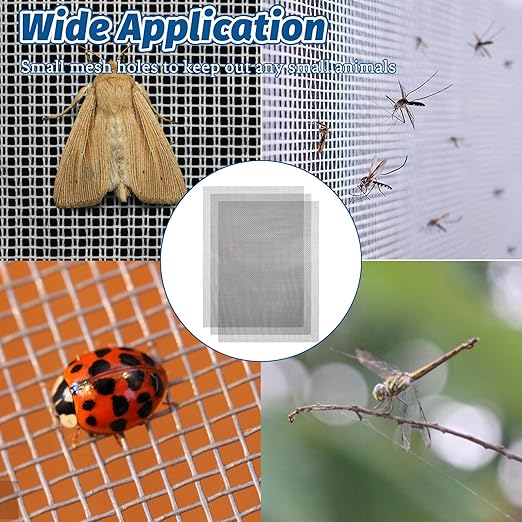 6 Pack 8.27 x 5.9 Inch Stainless Steel Wire Mesh Screen, 20 Mesh Woven Metal - Image 6