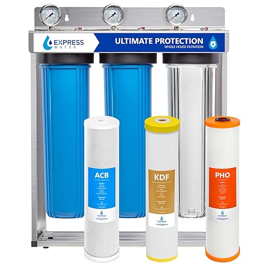 Express Water Whole House Water Filter System | ULTIMATE PROTECTION | 3 Stage by ExpressWater