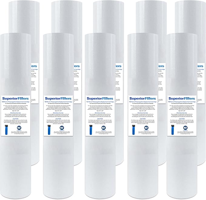 10 Micron Sediment water Filter by SuperiorFilters