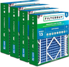 Filterbuy 20x26x5 Air Filter MERV 13 Optimal Smoke & Allergy Defense, Pleated by Filterbuy