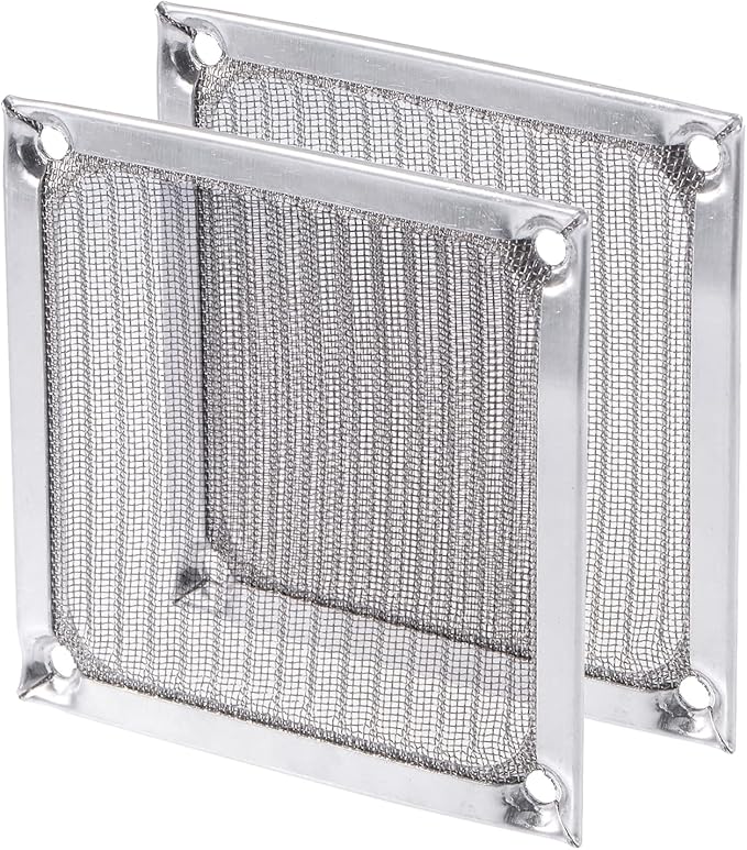 MECCANIXITY 80mm Computer Fan Filter Grills Stainless Steel Mesh Dustproof Case by MECCANIXITY