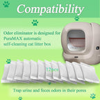 12 Pack Odor Eliminator for PuraMax Self-Cleaning Cat Litter Box, Natural - Image 6