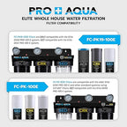 PRO+AQUA Elite Series GEN2 PRO-100-E 3-Stage Whole House Water Filtration System - Image 8