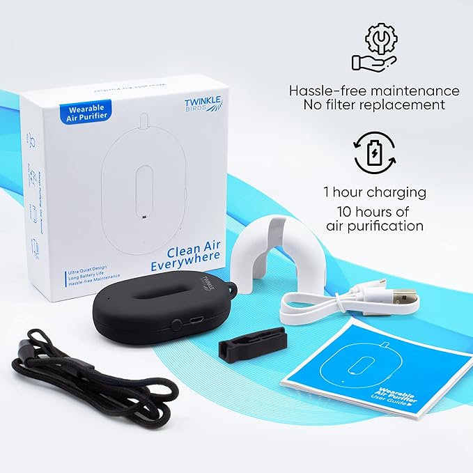 Wearable Air Purifier Necklace - Image 6
