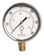 4" Oil Filled Pressure Gauge by DirectMaterial