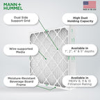 Mann+Hummel 20x20x4 MERV 8 Pleated HVAC AC Furnace Air Filters. 2 Pack. - Image 5