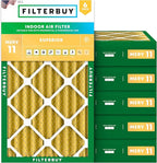 Filterbuy 10x20x4 Air Filter MERV 11 Superior Pet & Allergy Defense, by Filterbuy