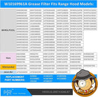 W10169961A Range Hood Filter Replacement, Fits Whirlpool, Kitchen Aid, Jenn Air - Image 6